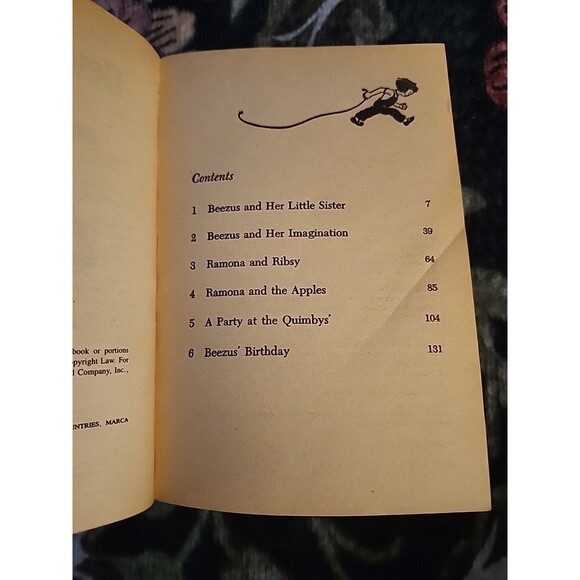 Beezus and Ramona by Beverly Cleary 1990, Trade Paperback Classic Children's Lit - Picture 8 of 10